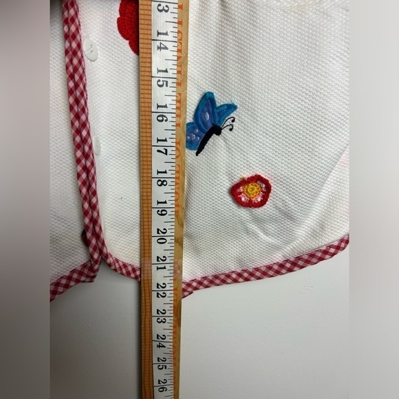 Eagle’s Eye Collection VTG  Fairy Y2K  Lady Bug Embroidery Grandmacore Vest M - Picture 14 of 16